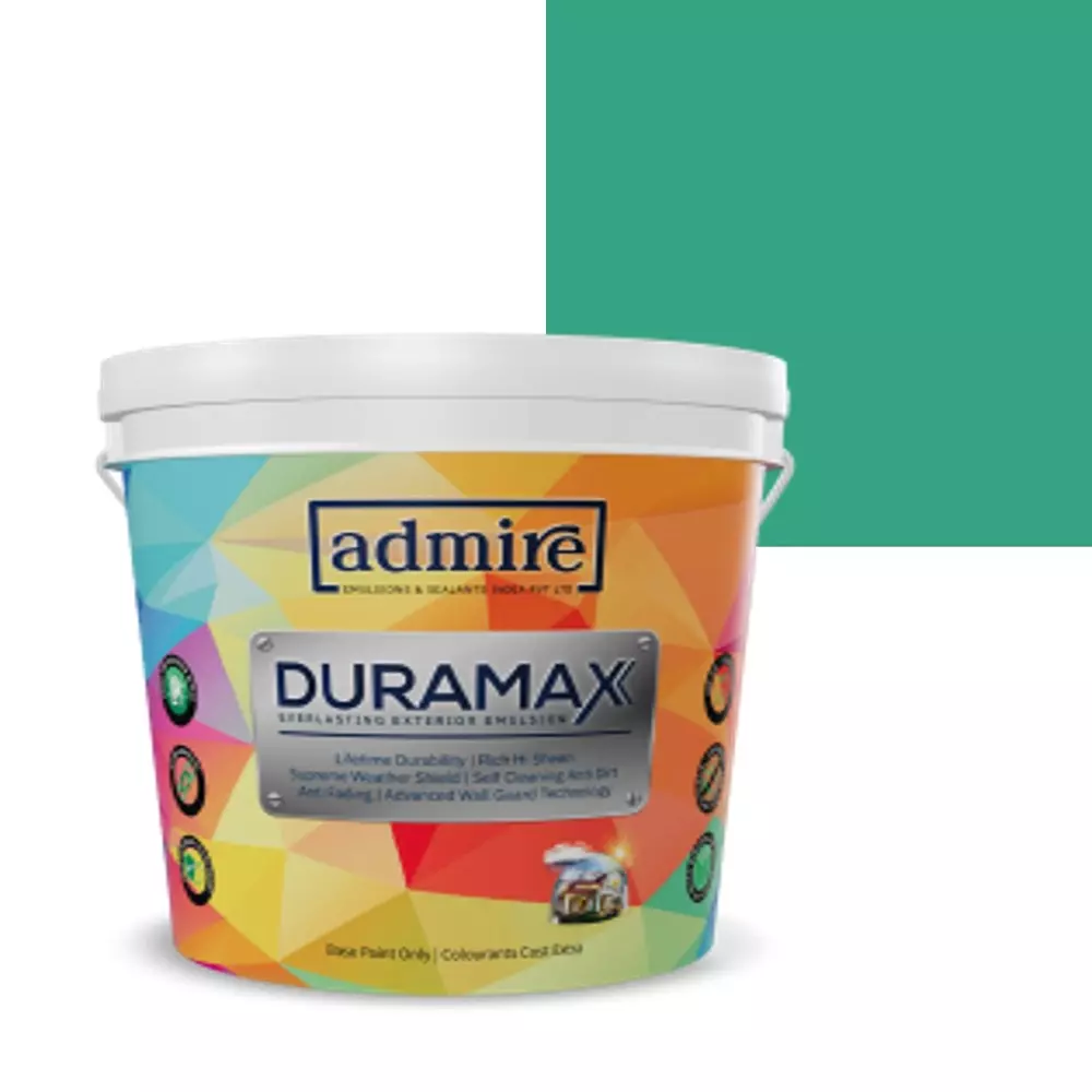 ADMIRE PAINTS DURAMAX Exterior Emulsion Paint 10 L Capacity Country Green