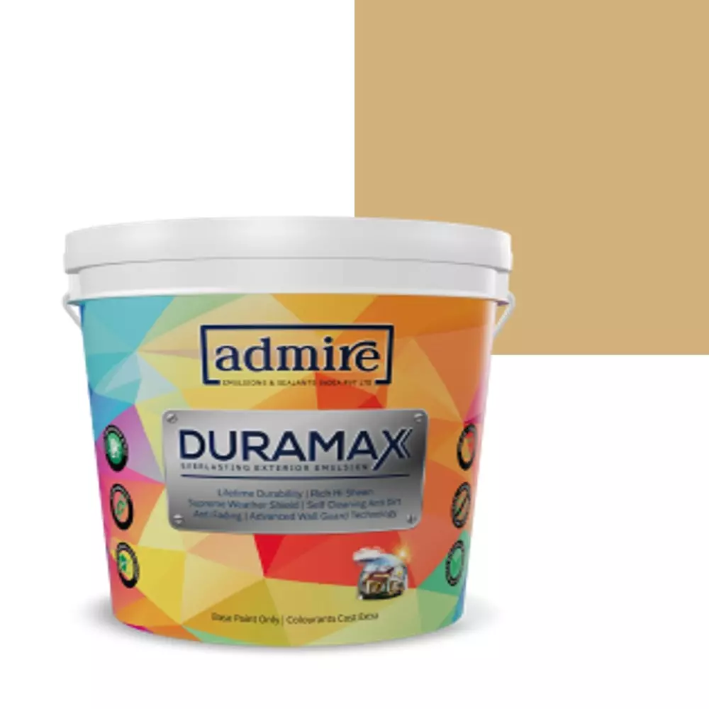 ADMIRE PAINTS DURAMAX Exterior Emulsion Paint 10 L Capacity Ginger Root