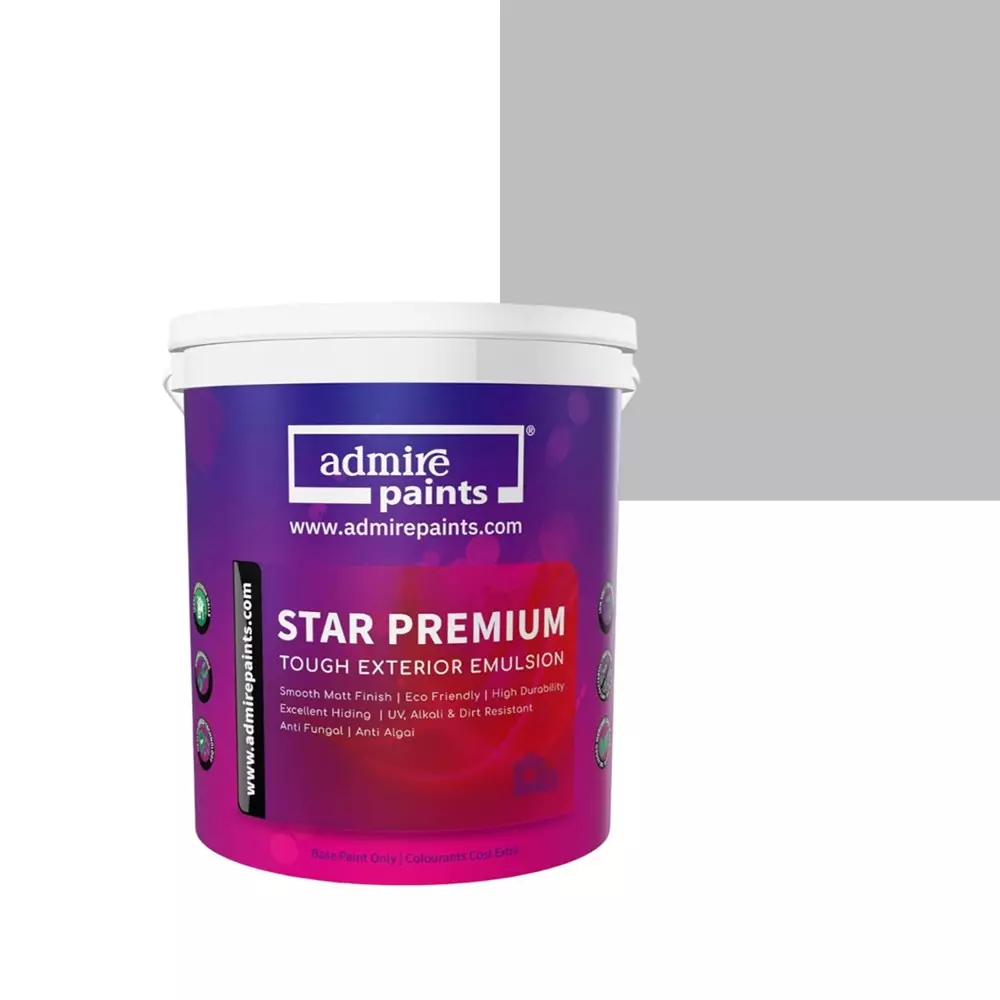 ADMIRE PAINTS STAR PREMIUM Exterior Acrylic Emulsion 4 L Capacity Steel