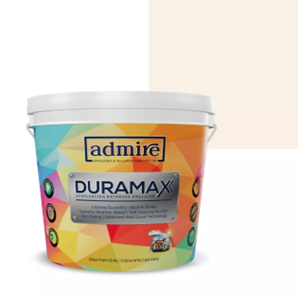 ADMIRE PAINTS DURAMAX Exterior Emulsion Paint 10 L Capacity Blank Canvas