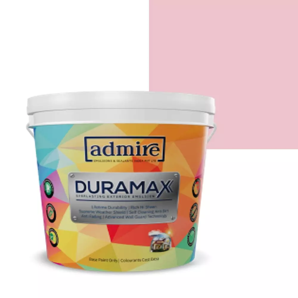ADMIRE PAINTS DURAMAX Exterior Emulsion Paint 10 L Capacity Peach Blossom