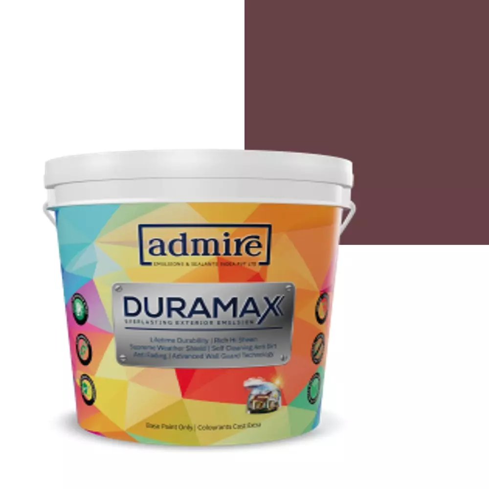 ADMIRE PAINTS DURAMAX Exterior Emulsion Paint 10 L Capacity Grape Jam-N