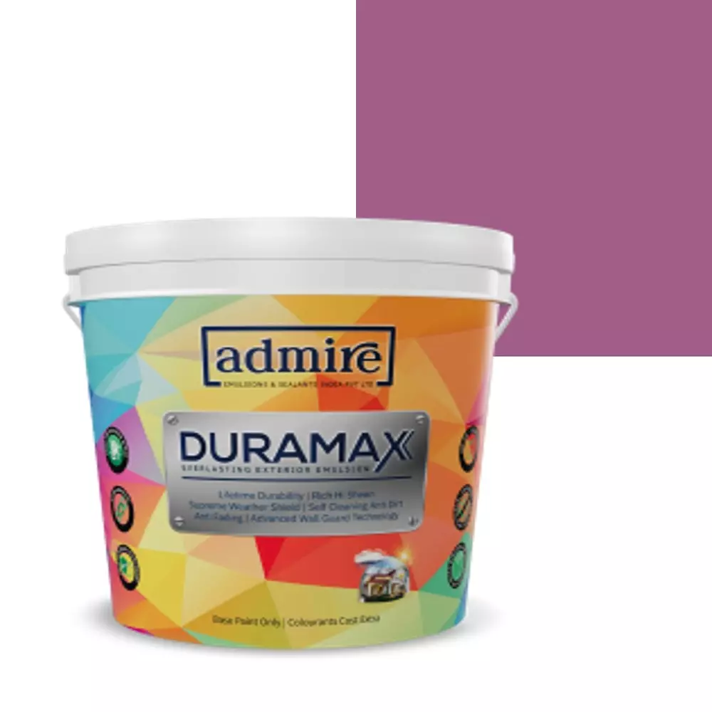ADMIRE PAINTS DURAMAX Exterior Emulsion Paint 10 L Capacity Mauve Marvel-N
