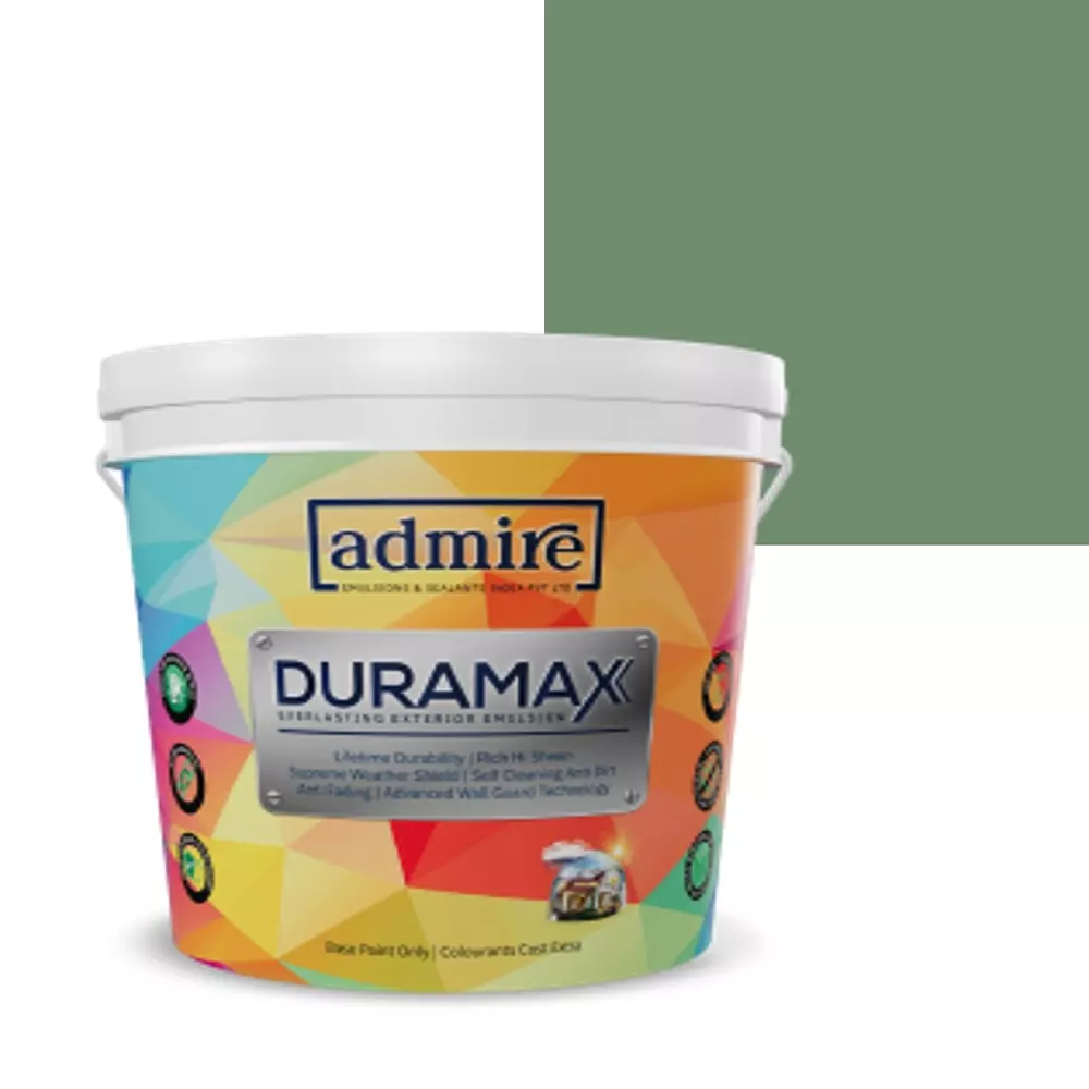 ADMIRE PAINTS DURAMAX Exterior Emulsion Paint 1 L Capacity Olive Path
