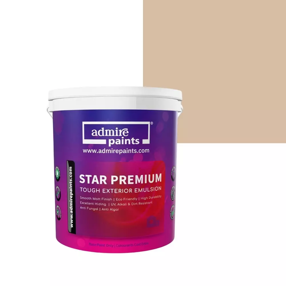 ADMIRE PAINTS STAR PREMIUM Exterior Acrylic Emulsion 10 L Capacity Camel Skin