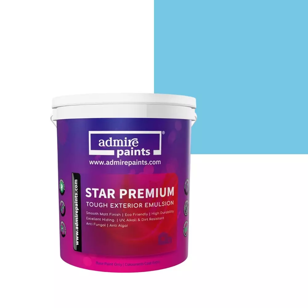 ADMIRE PAINTS STAR PREMIUM Exterior Acrylic Emulsion 4 L Capacity Costa Brava-N