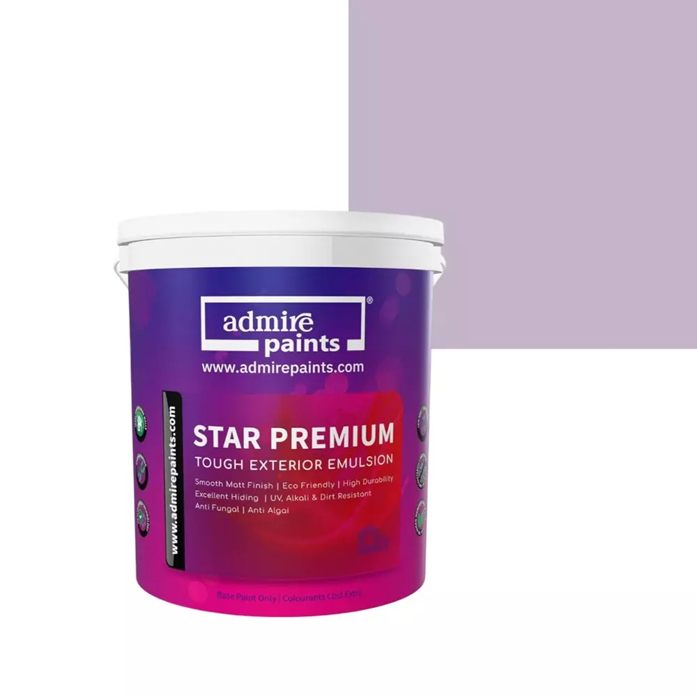 ADMIRE PAINTS STAR PREMIUM Exterior Acrylic Emulsion 20 L Capacity Wisteria Wish