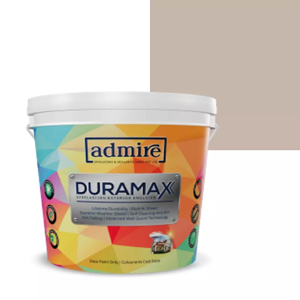 ADMIRE PAINTS DURAMAX Exterior Emulsion Paint 10 L Capacity Cookie Dough