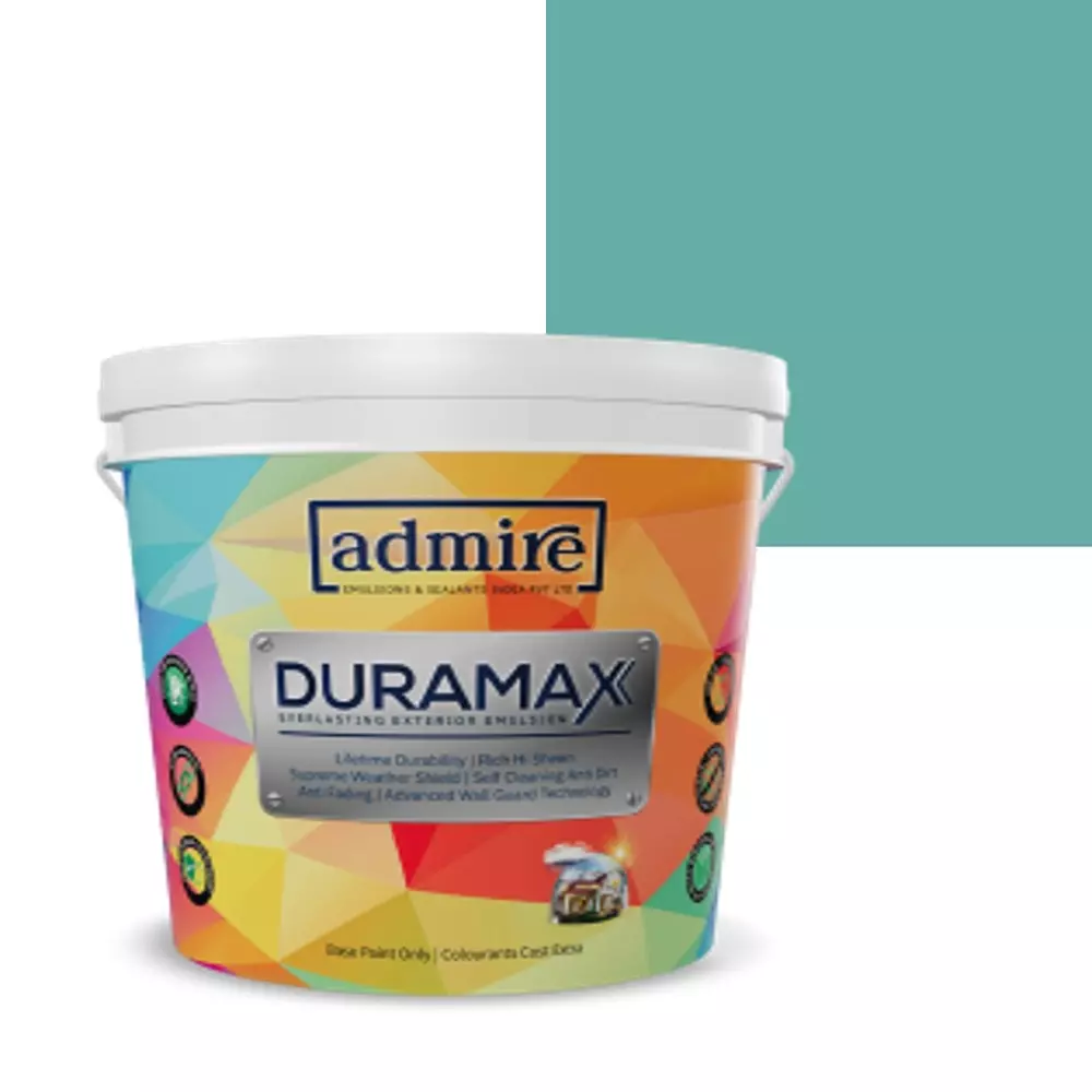 ADMIRE PAINTS DURAMAX Exterior Emulsion Paint 10 L Capacity Green Haven