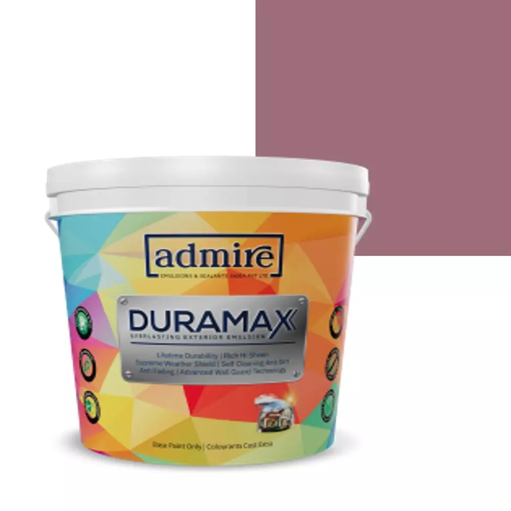 ADMIRE PAINTS DURAMAX Exterior Emulsion Paint 10 L Capacity Grape Punch