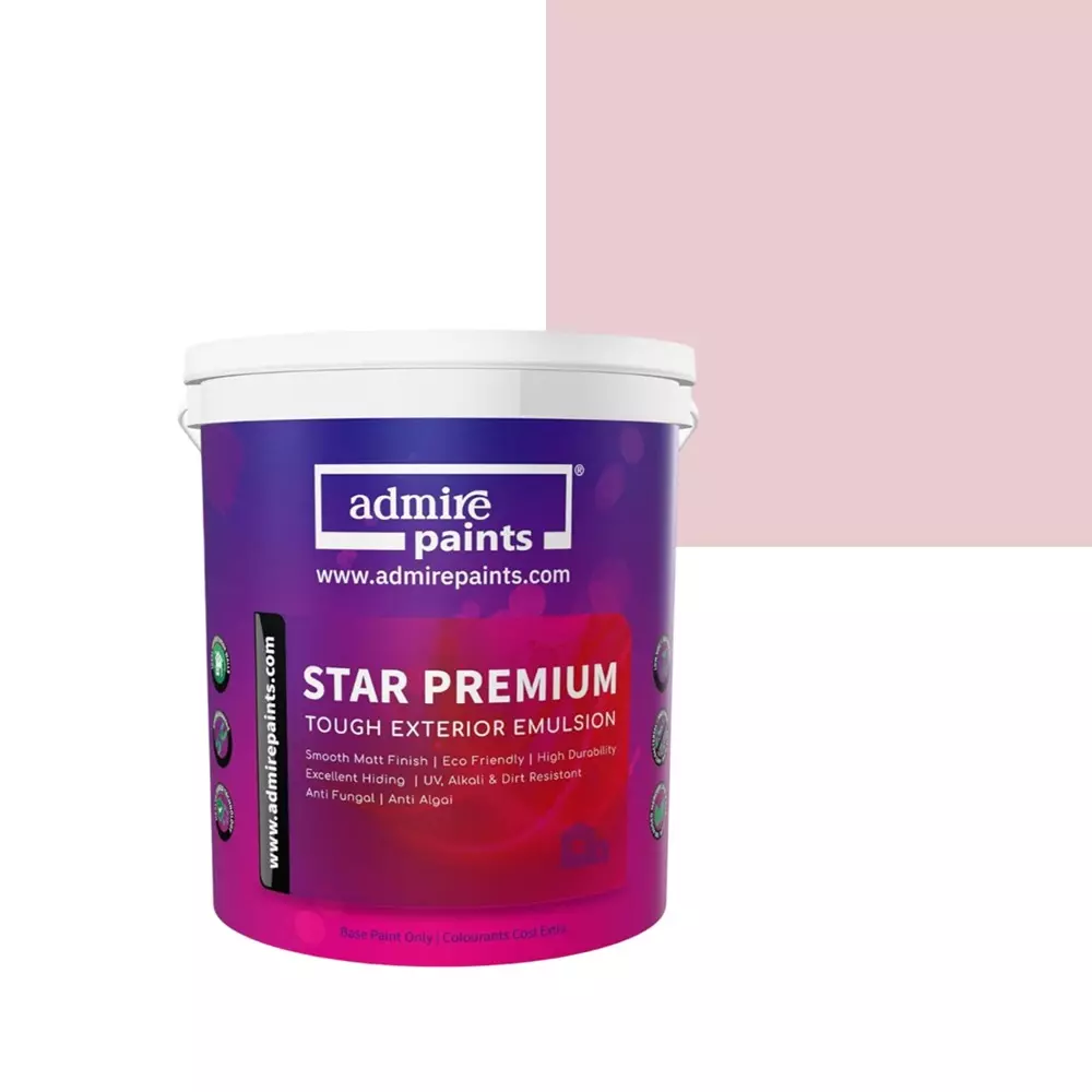 ADMIRE PAINTS STAR PREMIUM Exterior Acrylic Emulsion 10 L Capacity Pink Wink-N