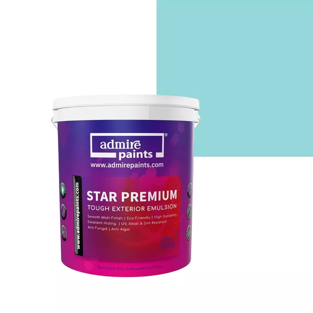 ADMIRE PAINTS STAR PREMIUM Exterior Acrylic Emulsion 20 L Capacity Pure Sky-N