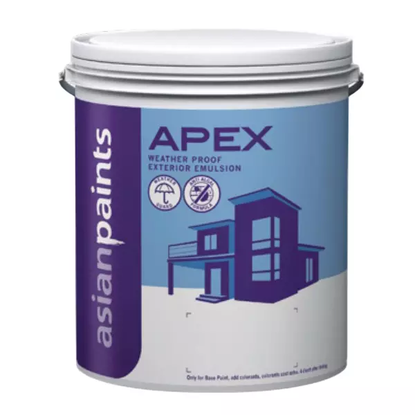 Asian Paints Apex Exterior Emulsion 4 L Classic White, 0012