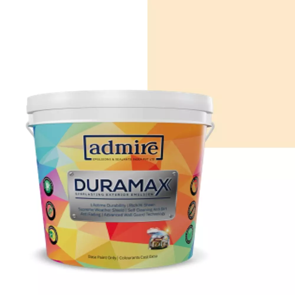 ADMIRE PAINTS DURAMAX Exterior Emulsion Paint 10 L Capacity Cream Silk
