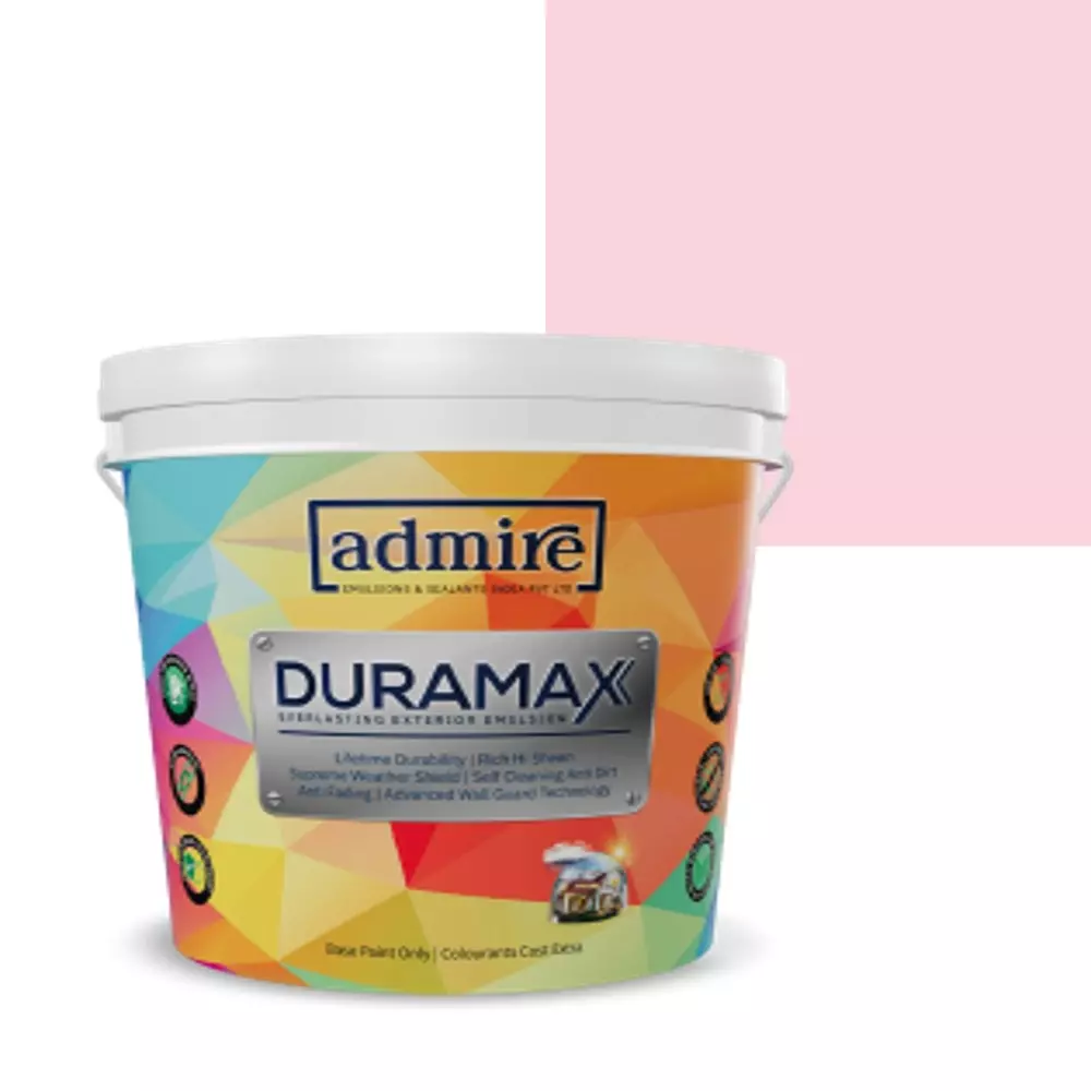 ADMIRE PAINTS DURAMAX Exterior Emulsion Paint 10 L Capacity Pink Dollop