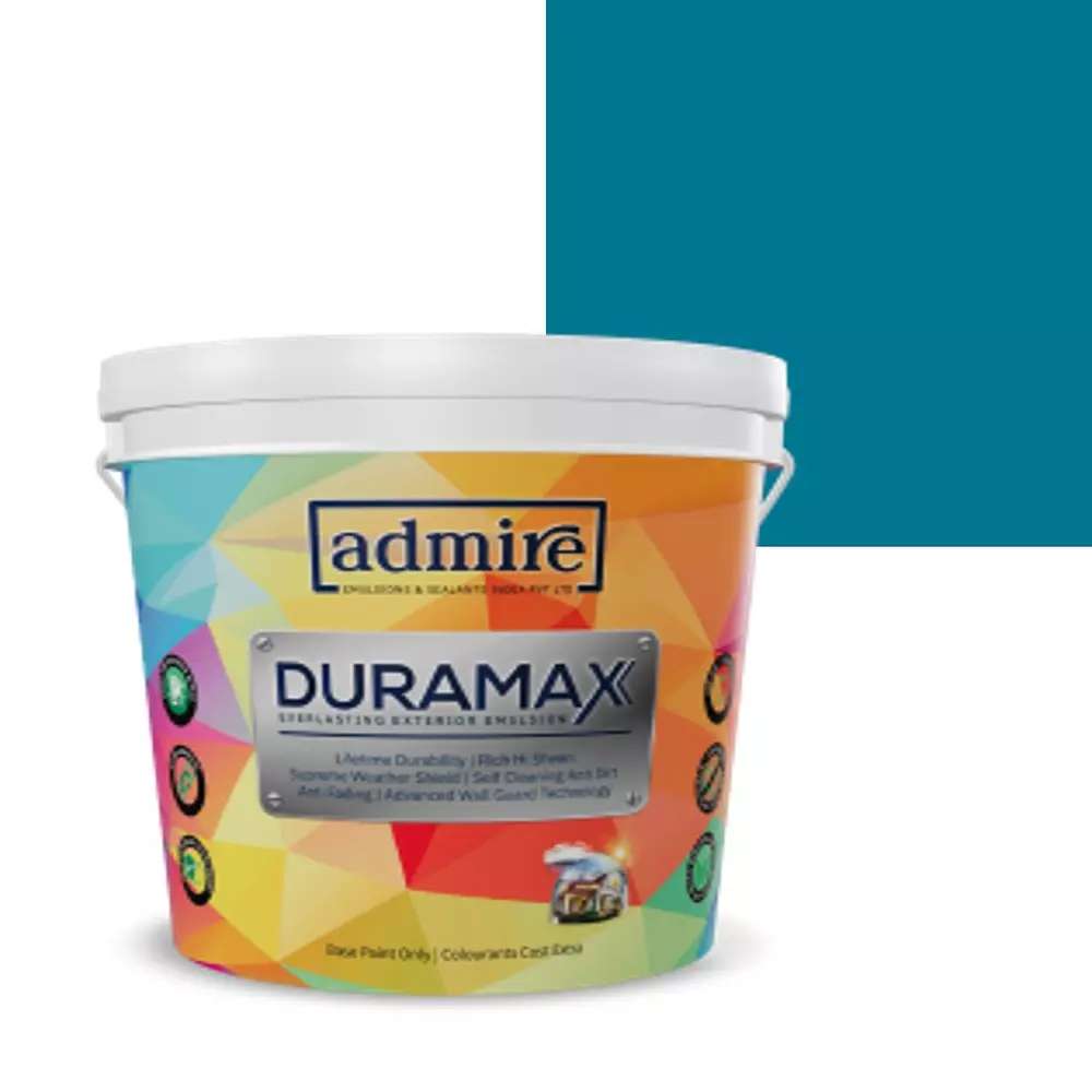 ADMIRE PAINTS DURAMAX Exterior Emulsion Paint 10 L Capacity Mineral Blue