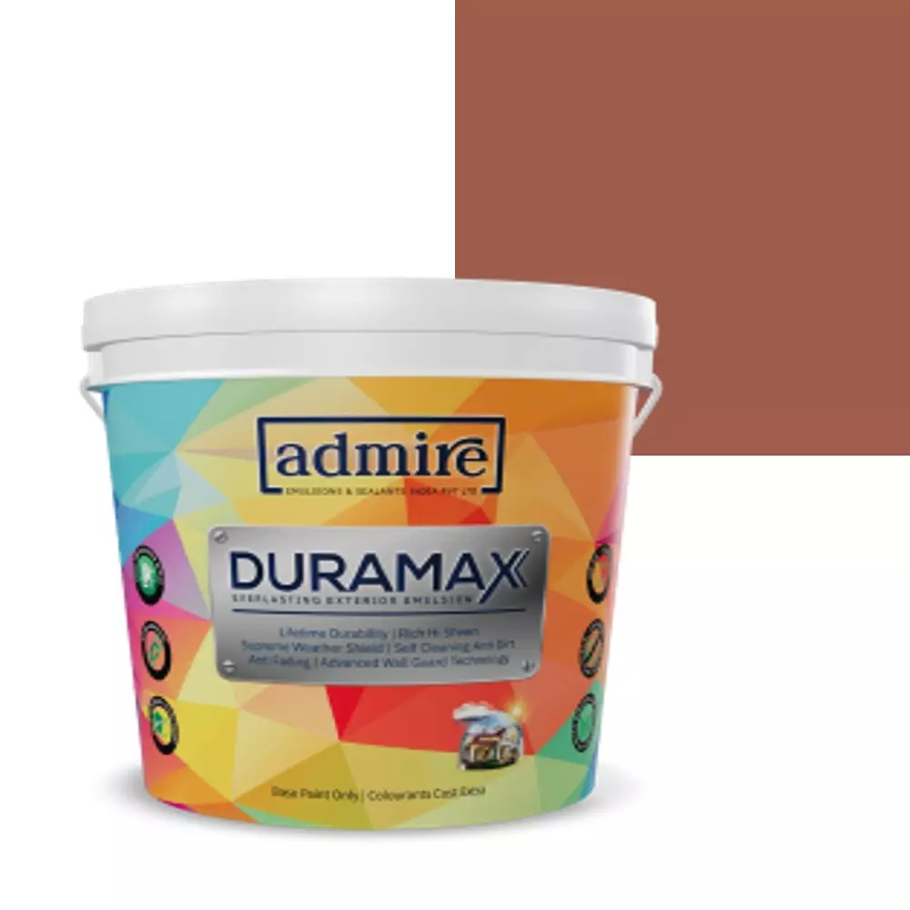 ADMIRE PAINTS DURAMAX Exterior Emulsion Paint 10 L Capacity Saddle Hide-N