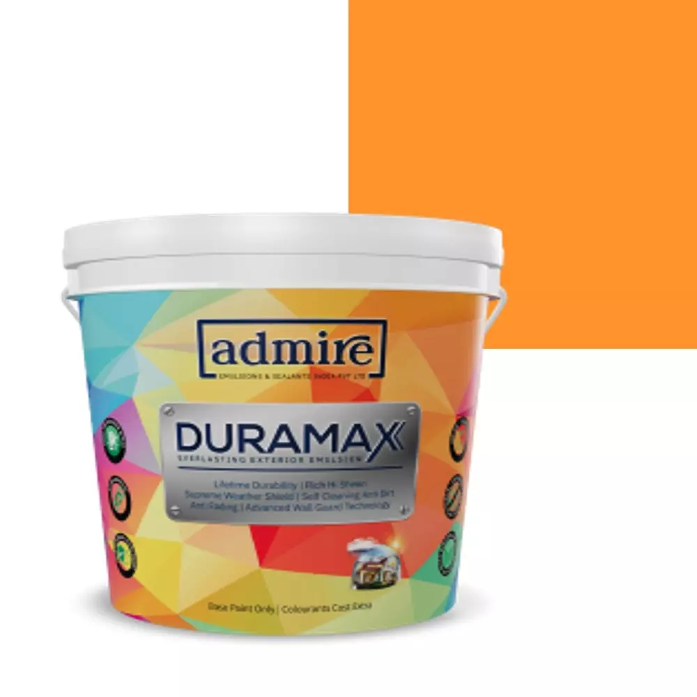 ADMIRE PAINTS DURAMAX Exterior Emulsion Paint 1 L Capacity Orange Peel