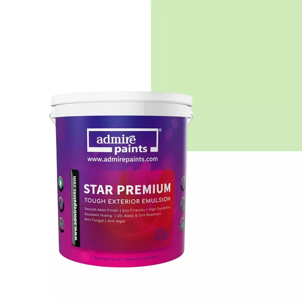 ADMIRE PAINTS STAR PREMIUM Exterior Acrylic Emulsion 10 L Capacity Pale Peppermint-N