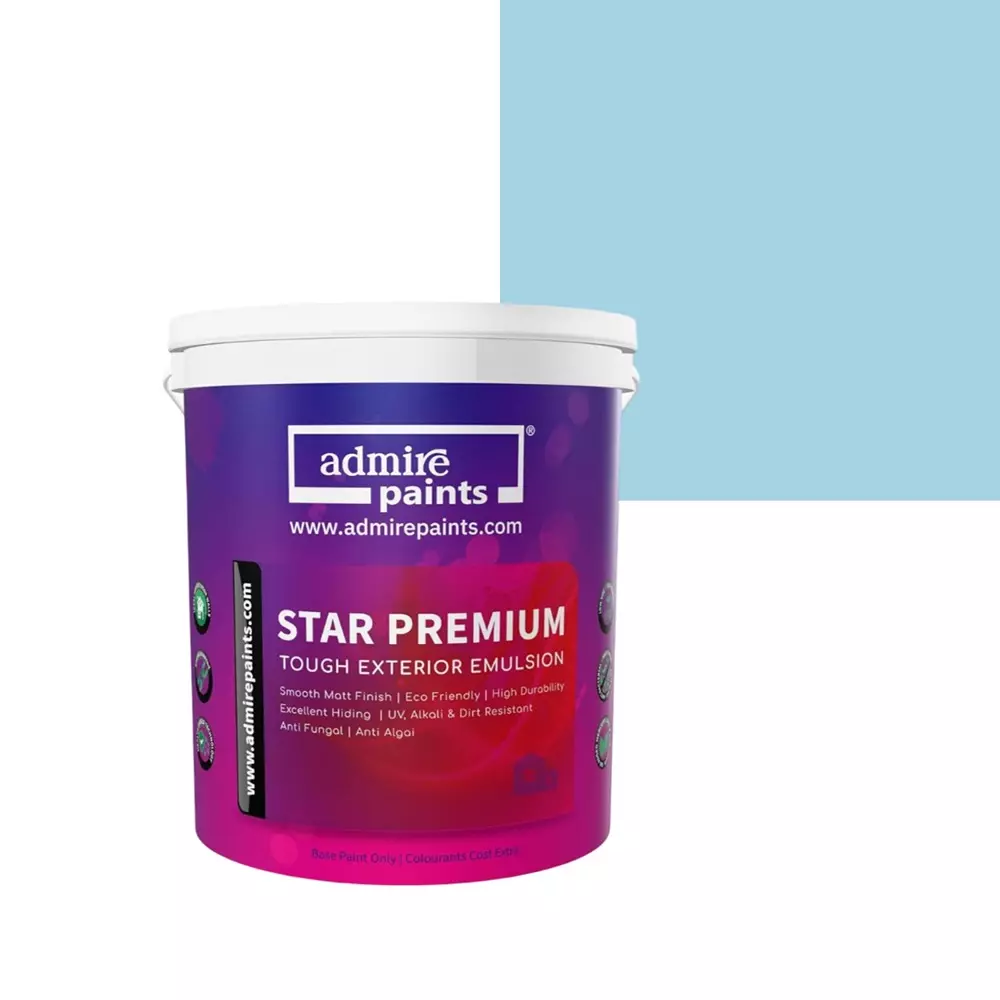 ADMIRE PAINTS STAR PREMIUM Exterior Acrylic Emulsion 10 L Capacity Sky Watch