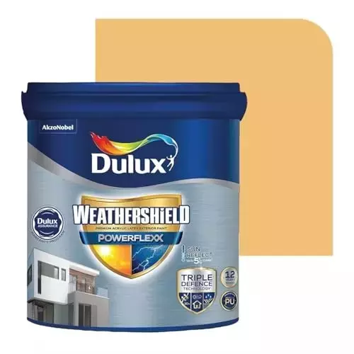 Dulux Weathershield Powerflexx Exterior Emulsion Paint Prairie Grass 10 L