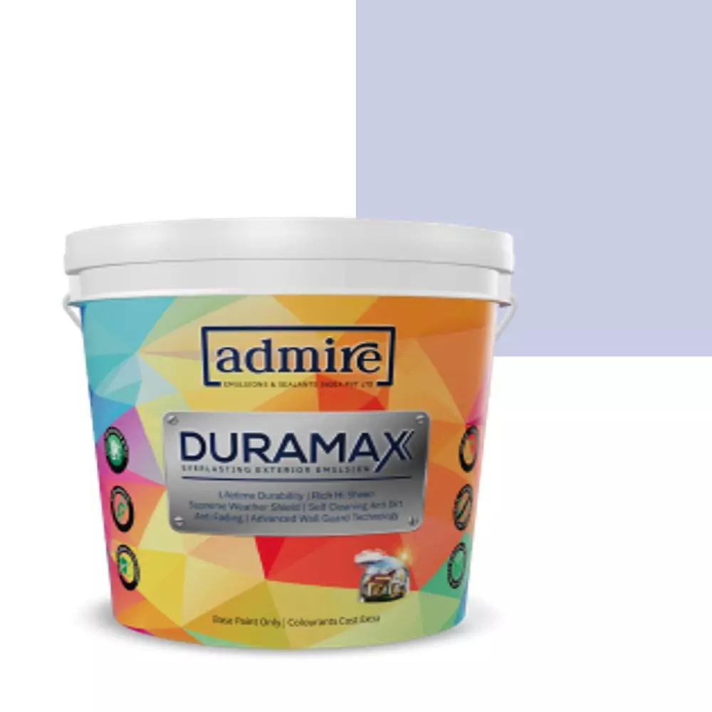 ADMIRE PAINTS DURAMAX Exterior Emulsion Paint 10 L Capacity Hyacinth Mist