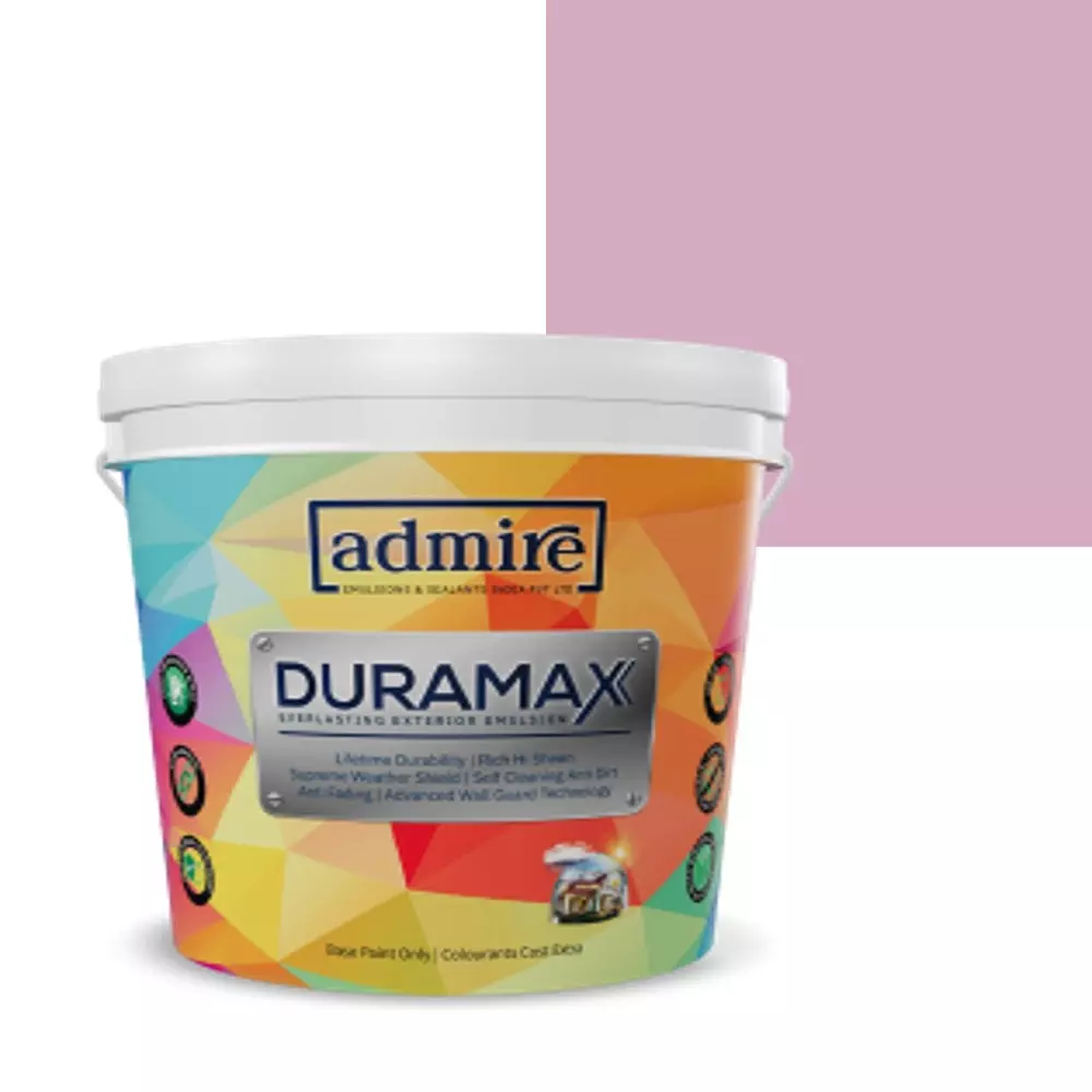 ADMIRE PAINTS DURAMAX Exterior Emulsion Paint 10 L Capacity Mauve Halo