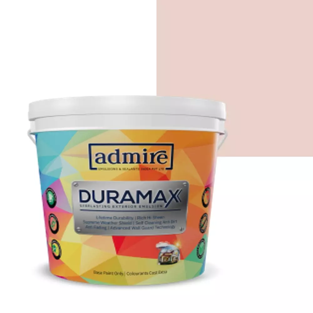 ADMIRE PAINTS DURAMAX Exterior Emulsion Paint 10 L Capacity Pink Clam-N