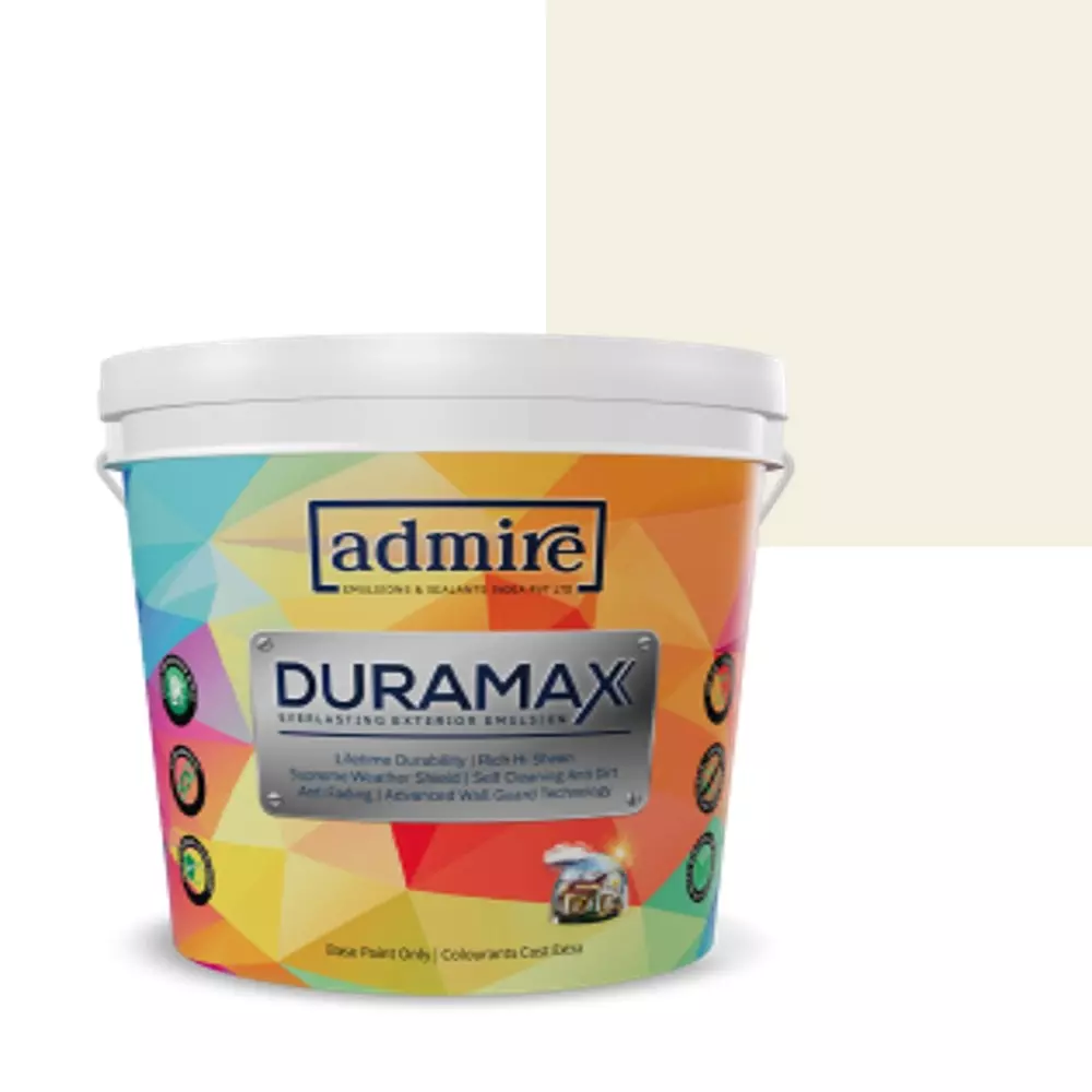 ADMIRE PAINTS DURAMAX Exterior Emulsion Paint 10 L Capacity Skimmed Cream