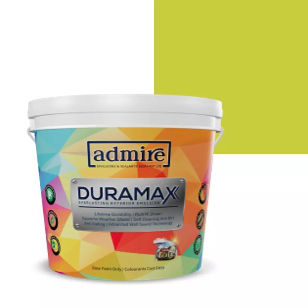 ADMIRE PAINTS DURAMAX Exterior Emulsion Paint 10 L Capacity Neon Verde-N