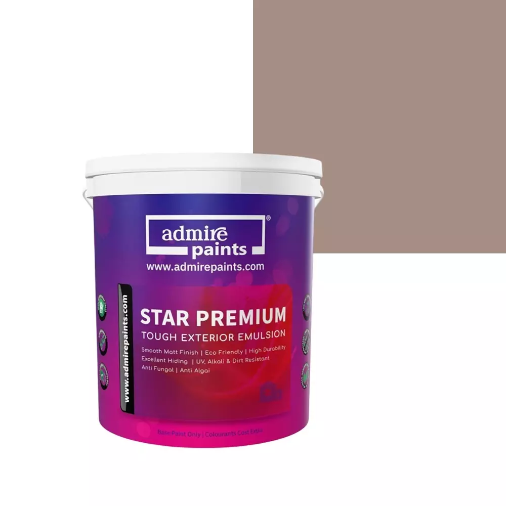 ADMIRE PAINTS STAR PREMIUM Exterior Acrylic Emulsion 20 L Capacity Brandy
