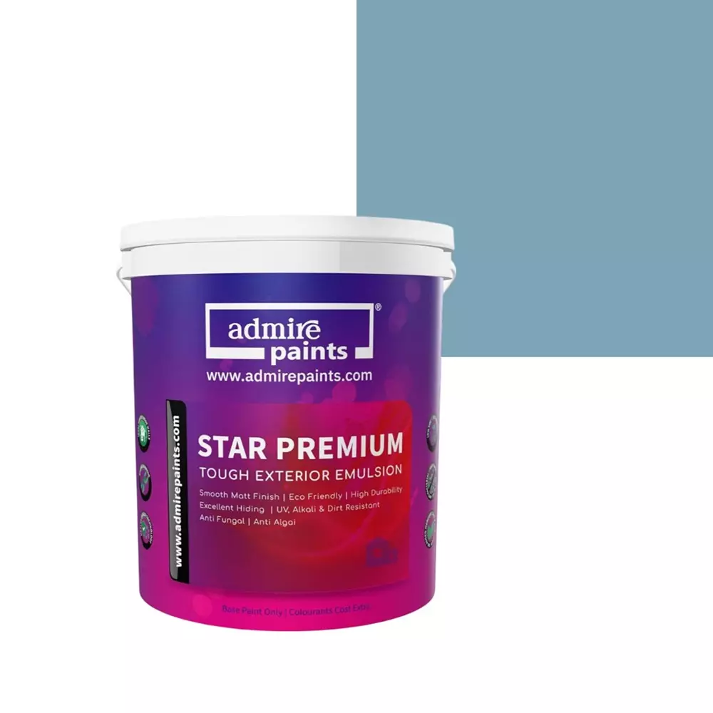 ADMIRE PAINTS STAR PREMIUM Exterior Acrylic Emulsion 1 L Capacity Thunder Bay