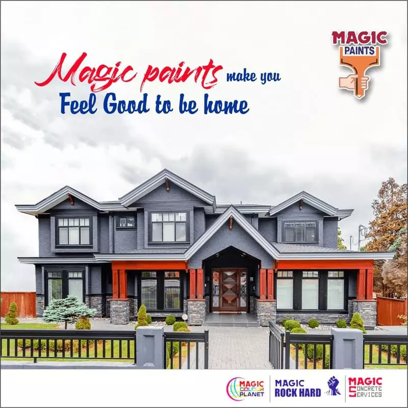 Magic Paints 1008 Anti-fungal & Anti-Algae MAGIC CEM Plus Cement Paint 10 Kg, Mid Cream