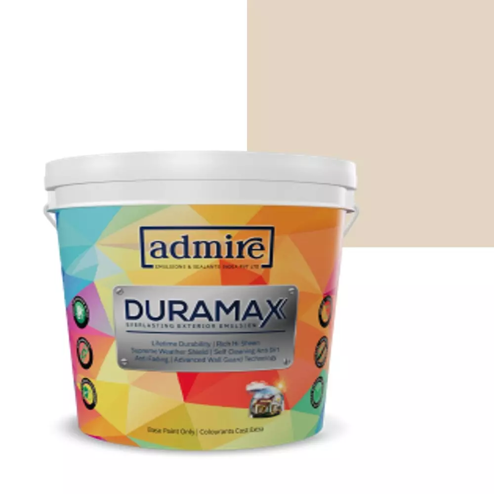 ADMIRE PAINTS DURAMAX Exterior Emulsion Paint 10 L Capacity Basra Pearl-N