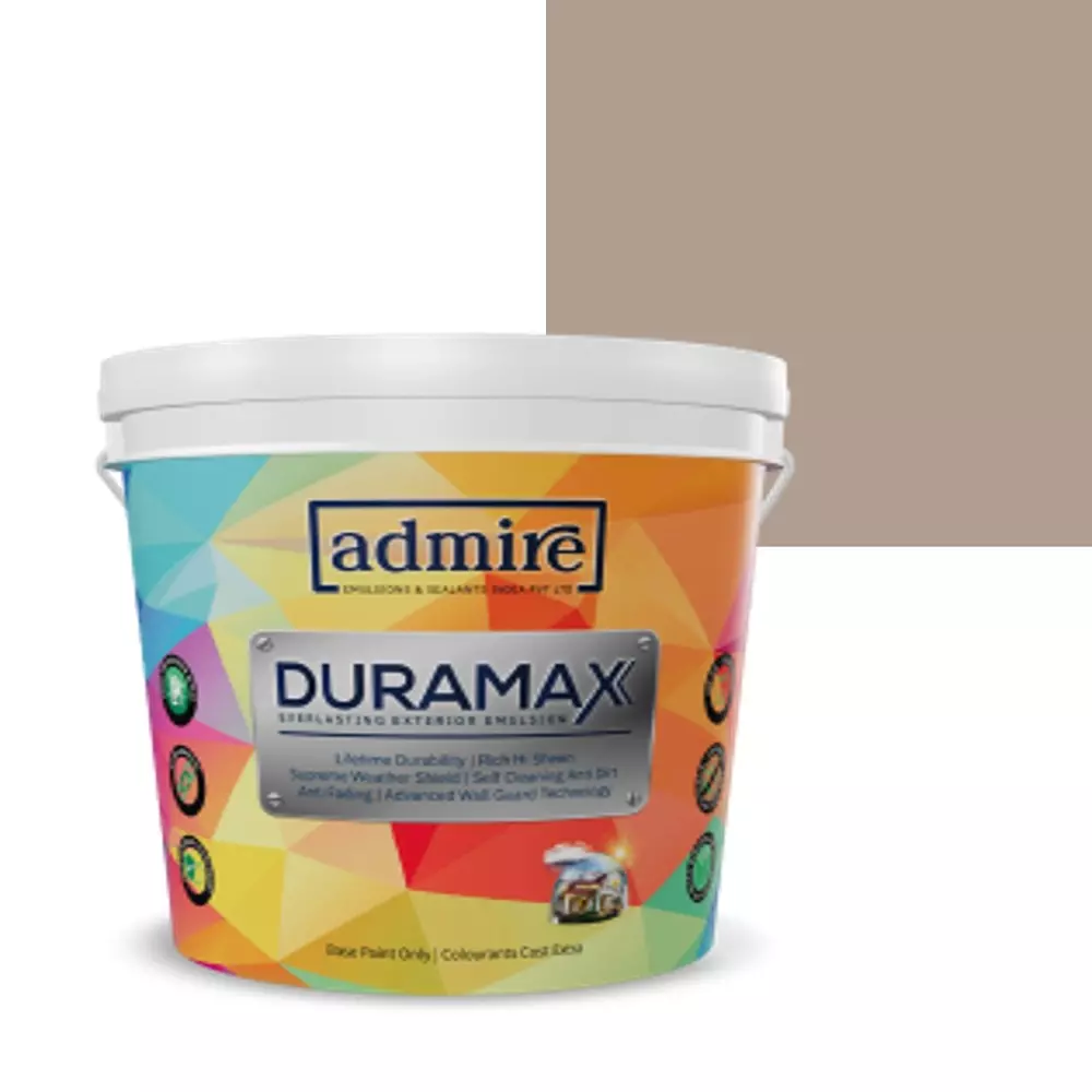 ADMIRE PAINTS DURAMAX Exterior Emulsion Paint 1 L Capacity Dark Ash
