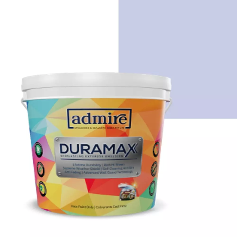 ADMIRE PAINTS DURAMAX Exterior Emulsion Paint 1 L Capacity Lilac Ribbon-N