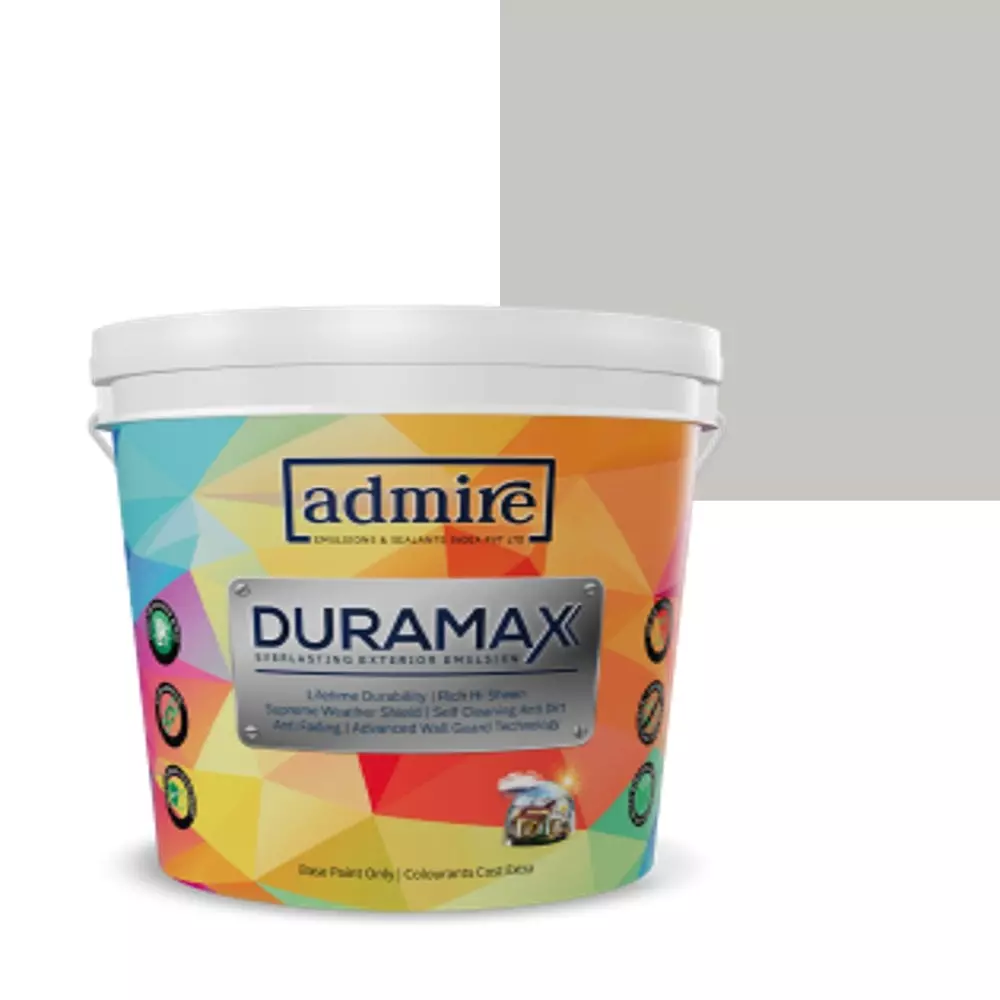 ADMIRE PAINTS DURAMAX Exterior Emulsion Paint 10 L Capacity Silver Trinket