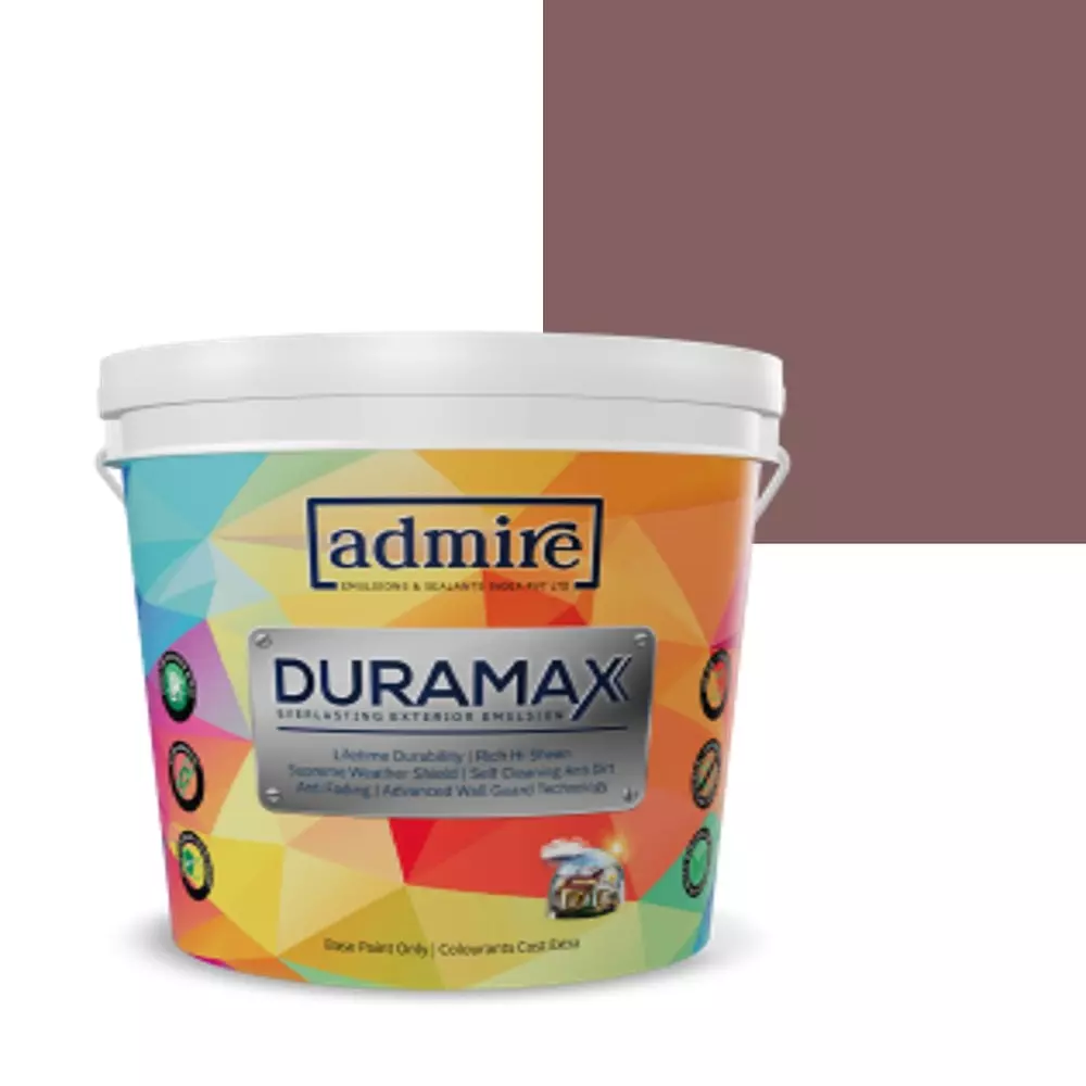ADMIRE PAINTS DURAMAX Exterior Emulsion Paint 1 L Capacity Chocolate Cherry