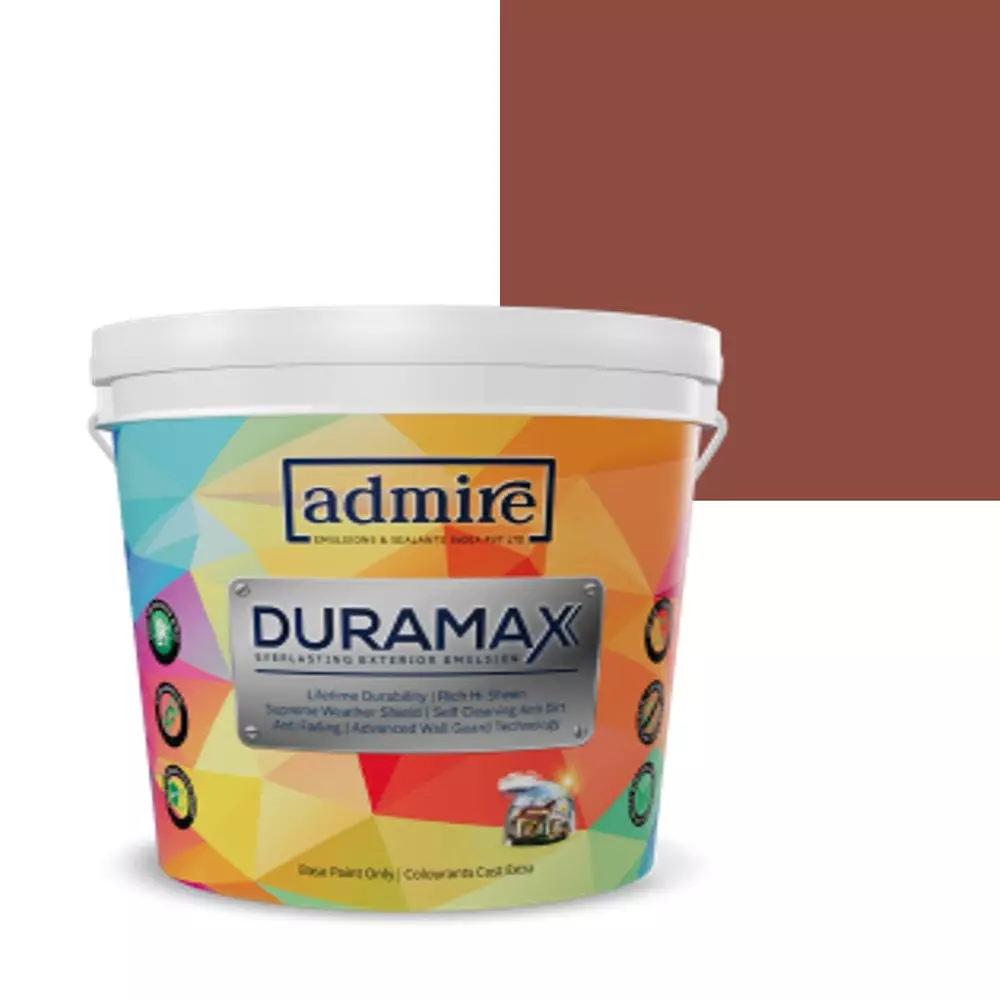 ADMIRE PAINTS DURAMAX Exterior Emulsion Paint 10 L Capacity Terracotta-N