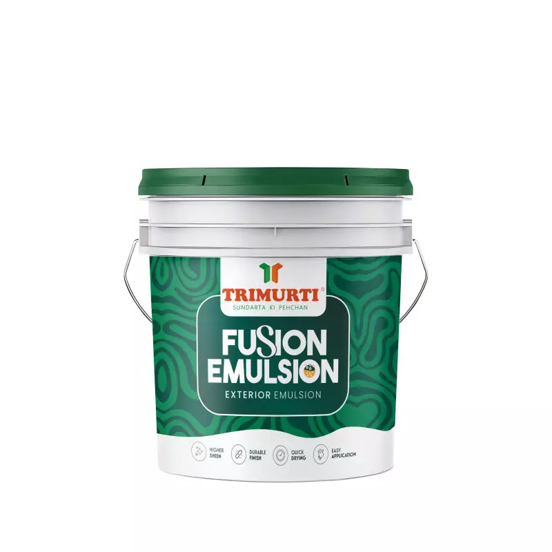 Trimurti 20 L White Fusion Exterior Emulsion For Exterior Walls