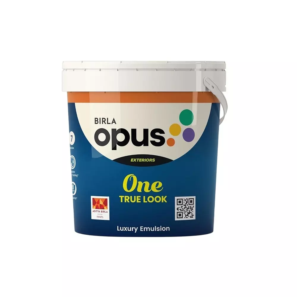 Birla Opus One True Look Luxury Emulsion Paint 20 L 50-60 Sq.ft/L Coverage Area, White
