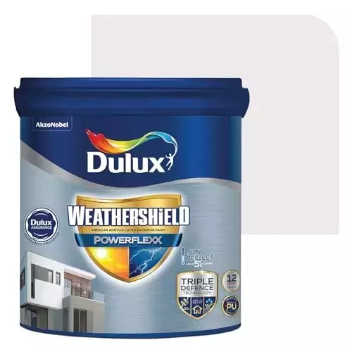 Dulux Weathershield Powerflexx Exterior Emulsion Paint Pale Shadow 10 L