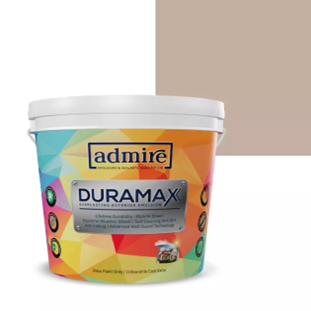 ADMIRE PAINTS DURAMAX Exterior Emulsion Paint 1 L Capacity Beige-N