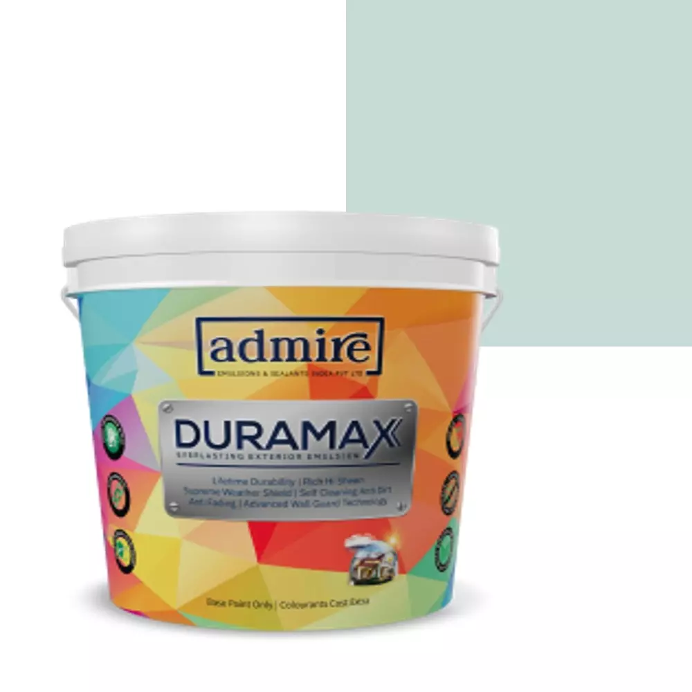 ADMIRE PAINTS DURAMAX Exterior Emulsion Paint 10 L Capacity Iced Teal