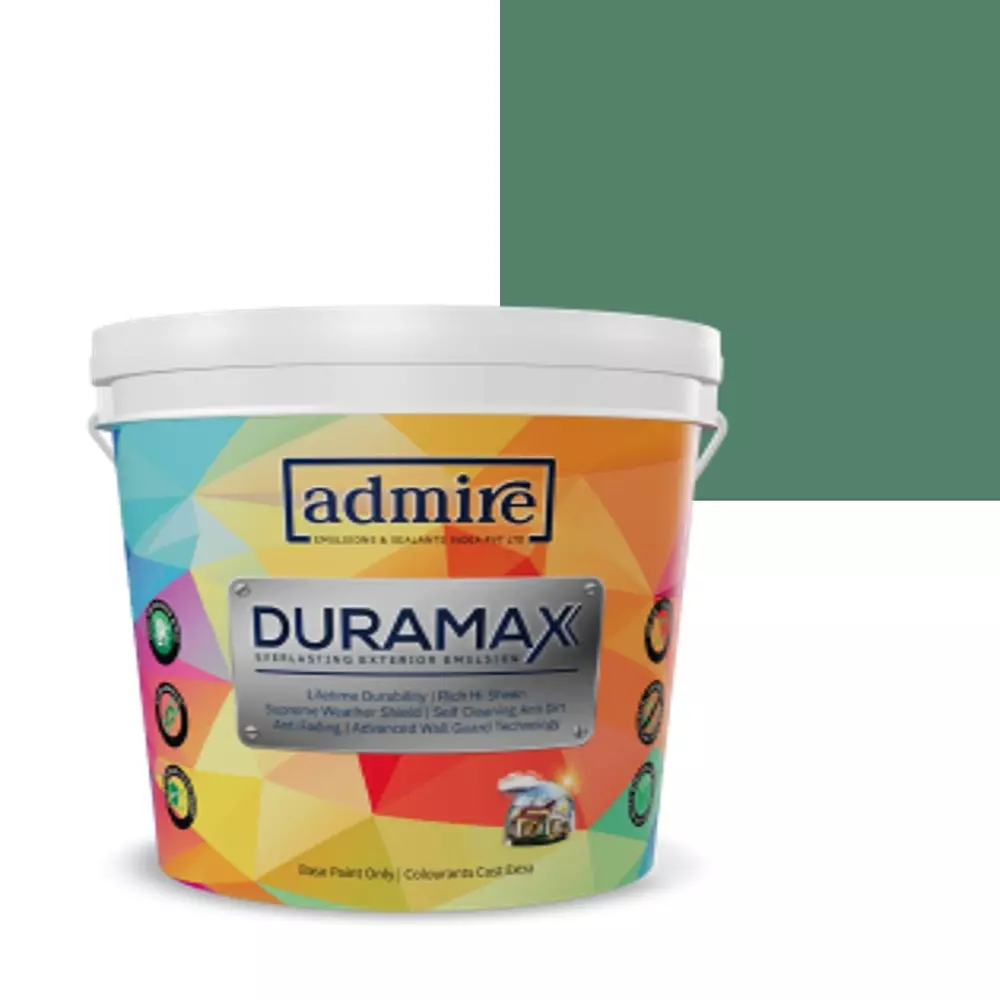 ADMIRE PAINTS DURAMAX Exterior Emulsion Paint 10 L Capacity Himalayan Deodar-N