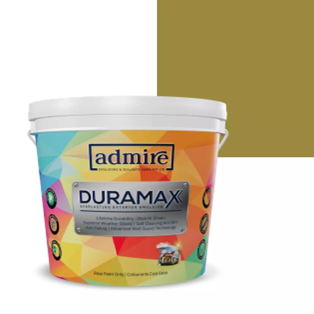 ADMIRE PAINTS DURAMAX Exterior Emulsion Paint 10 L Capacity Moong Green-N