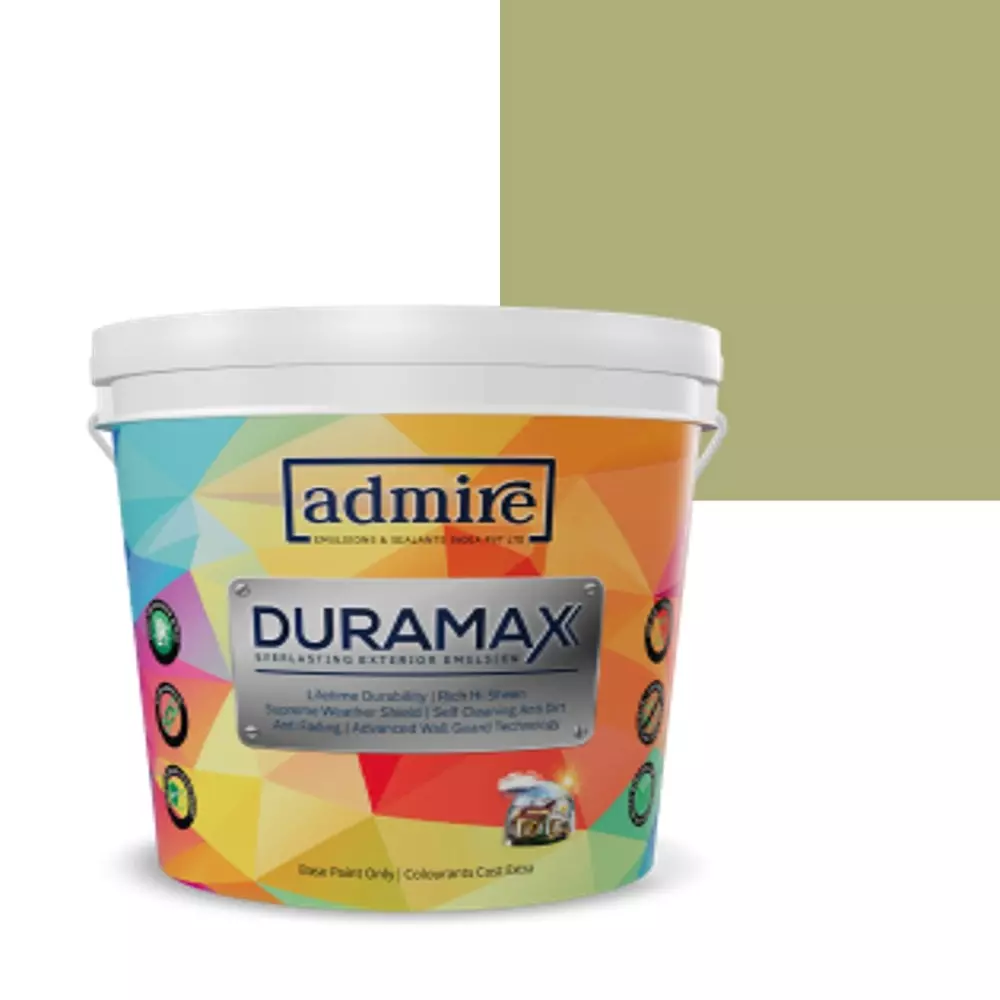 ADMIRE PAINTS DURAMAX Exterior Emulsion Paint 10 L Capacity Spring Grass