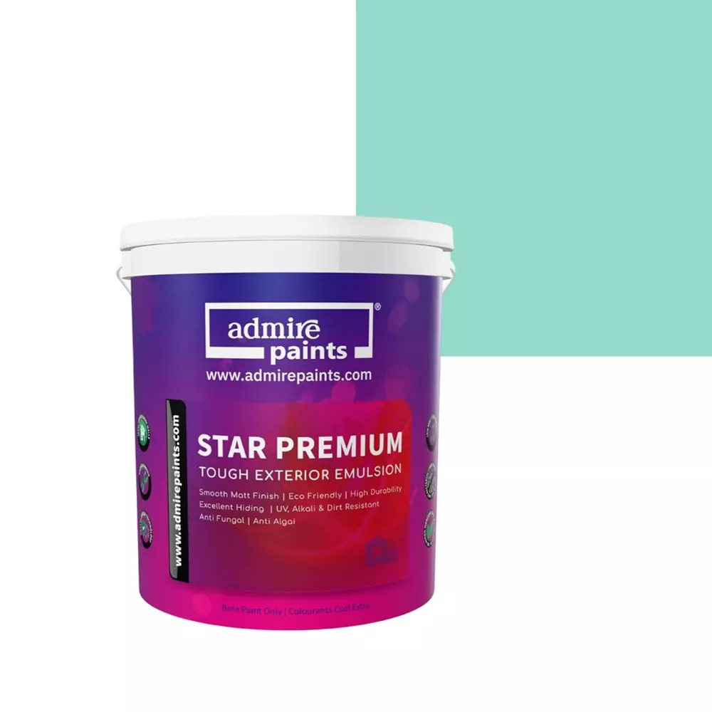 ADMIRE PAINTS STAR PREMIUM Exterior Acrylic Emulsion 4 L Capacity Fairytale Green
