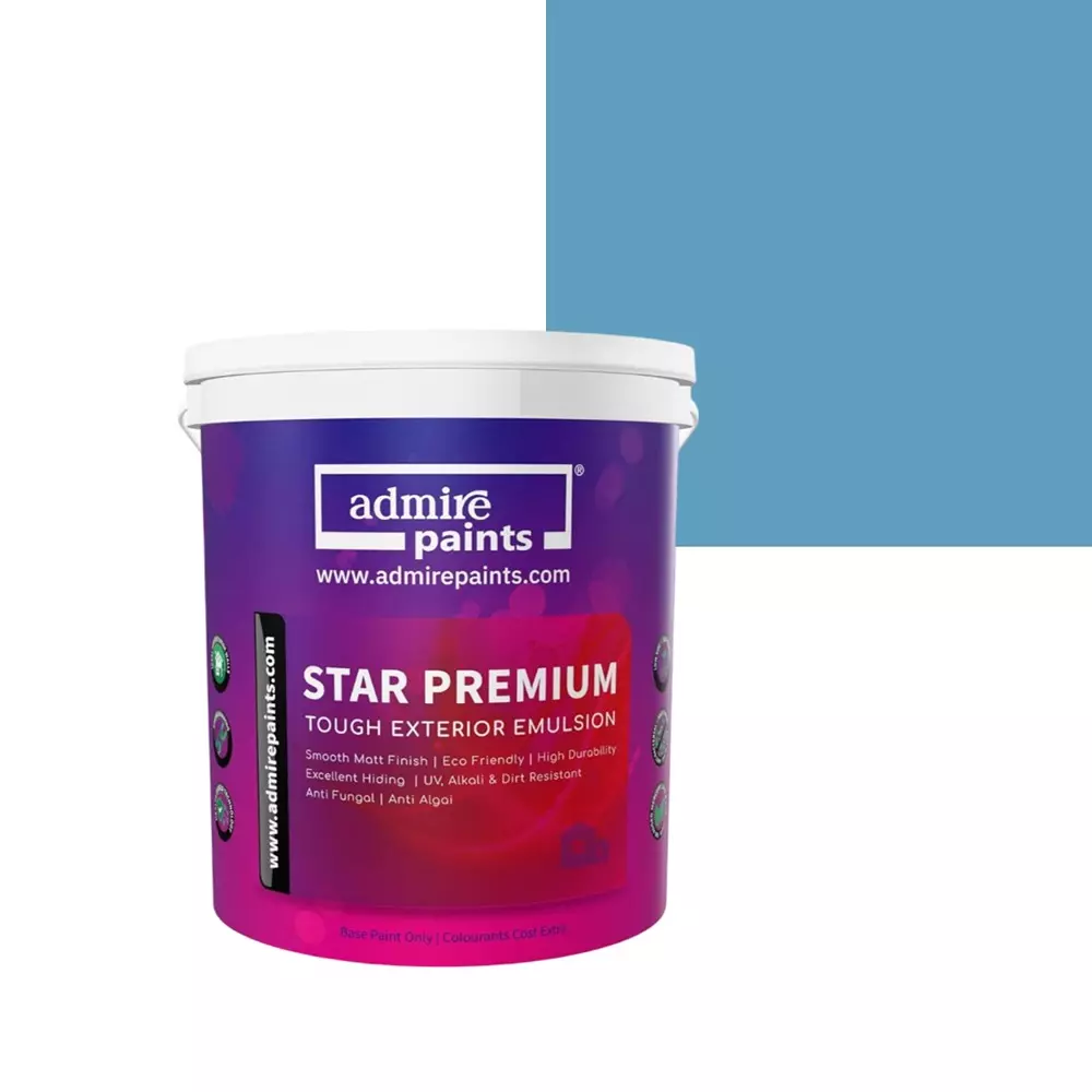 ADMIRE PAINTS STAR PREMIUM Exterior Acrylic Emulsion 10 L Capacity Firmament