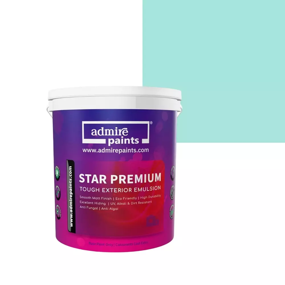 ADMIRE PAINTS STAR PREMIUM Exterior Acrylic Emulsion 20 L Capacity Marine Green